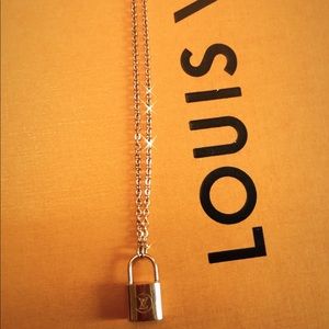 Designer Inspired Lock Necklace